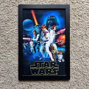 STAR WARS A NEW HOPE FRAMED LENTICULAR PRINT